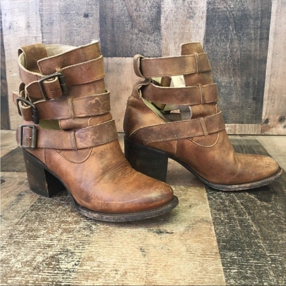 Freebird Rollin/Rolln by Steven Leather Boots 7 - Picture 1 of 12